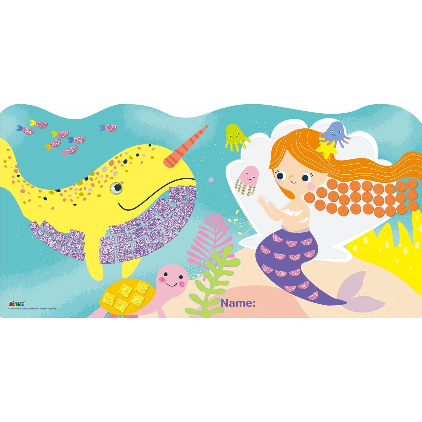 Mosaic Sticker Book Junior - Mermaids - 6920773315917