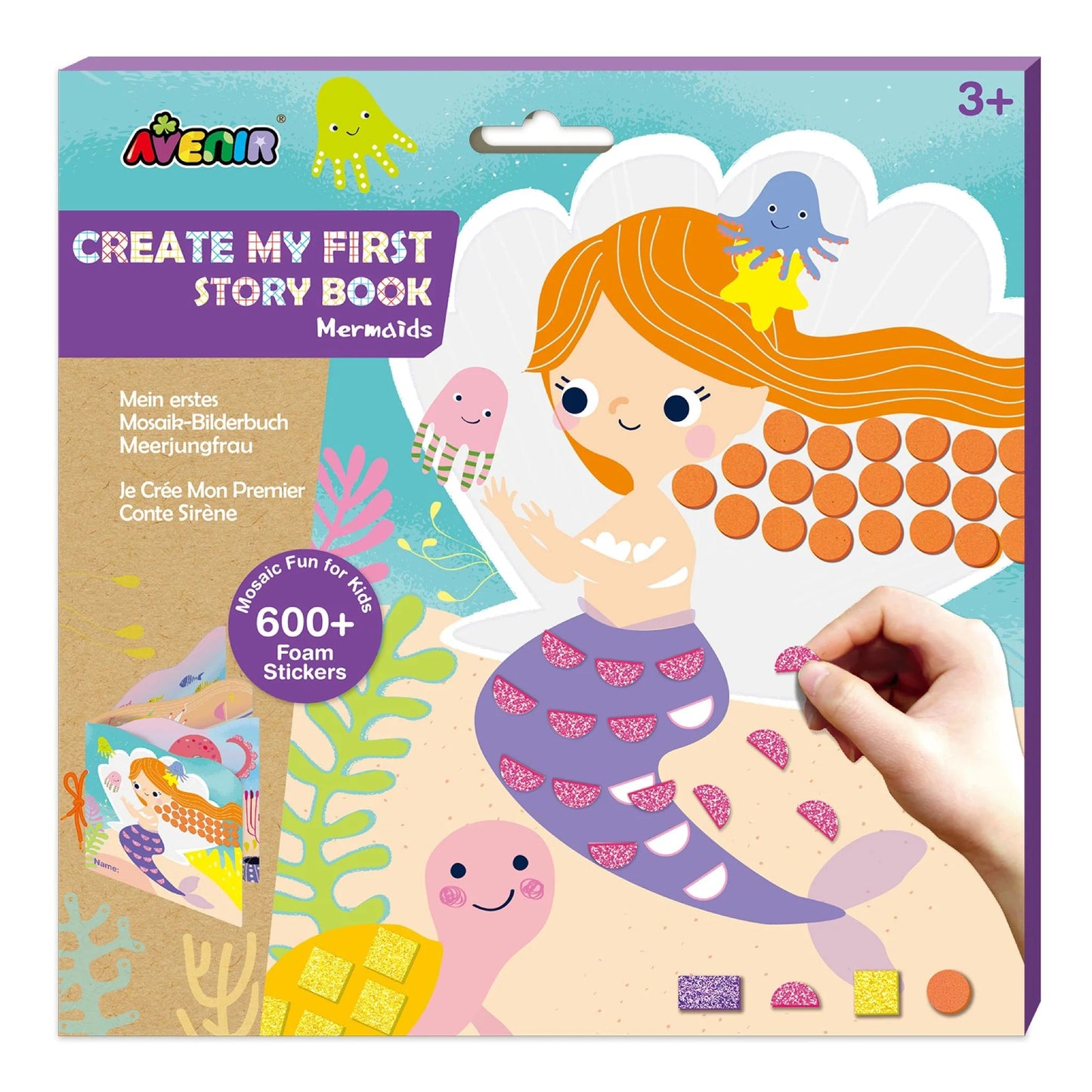 Mosaic Sticker Book Junior - Mermaids - 6920773315917