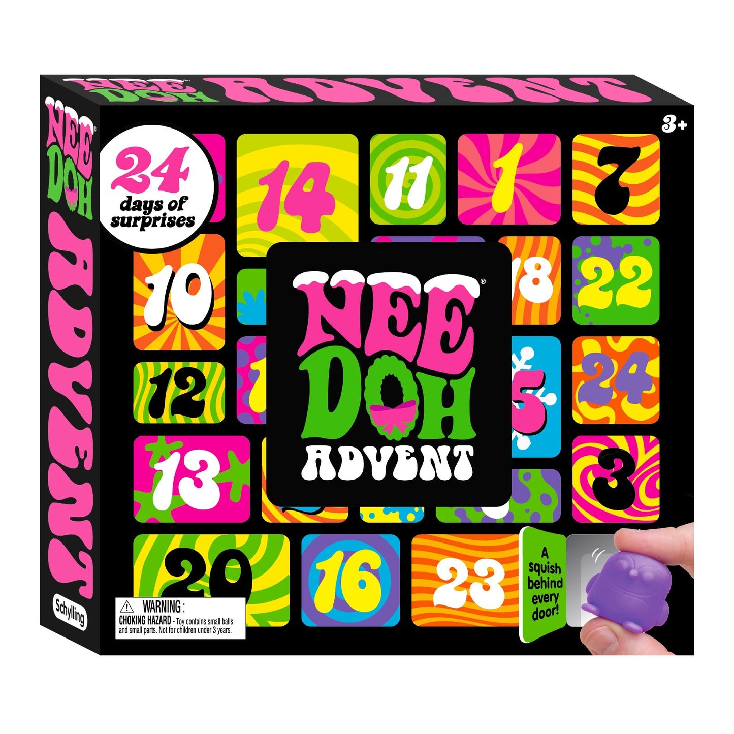 NeeDoh® Advent Calendar - SQMAC24 - Nee Doh - LittleShop Toys