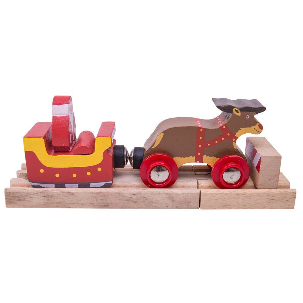 Santa Sleigh with Reindeer - BJT468