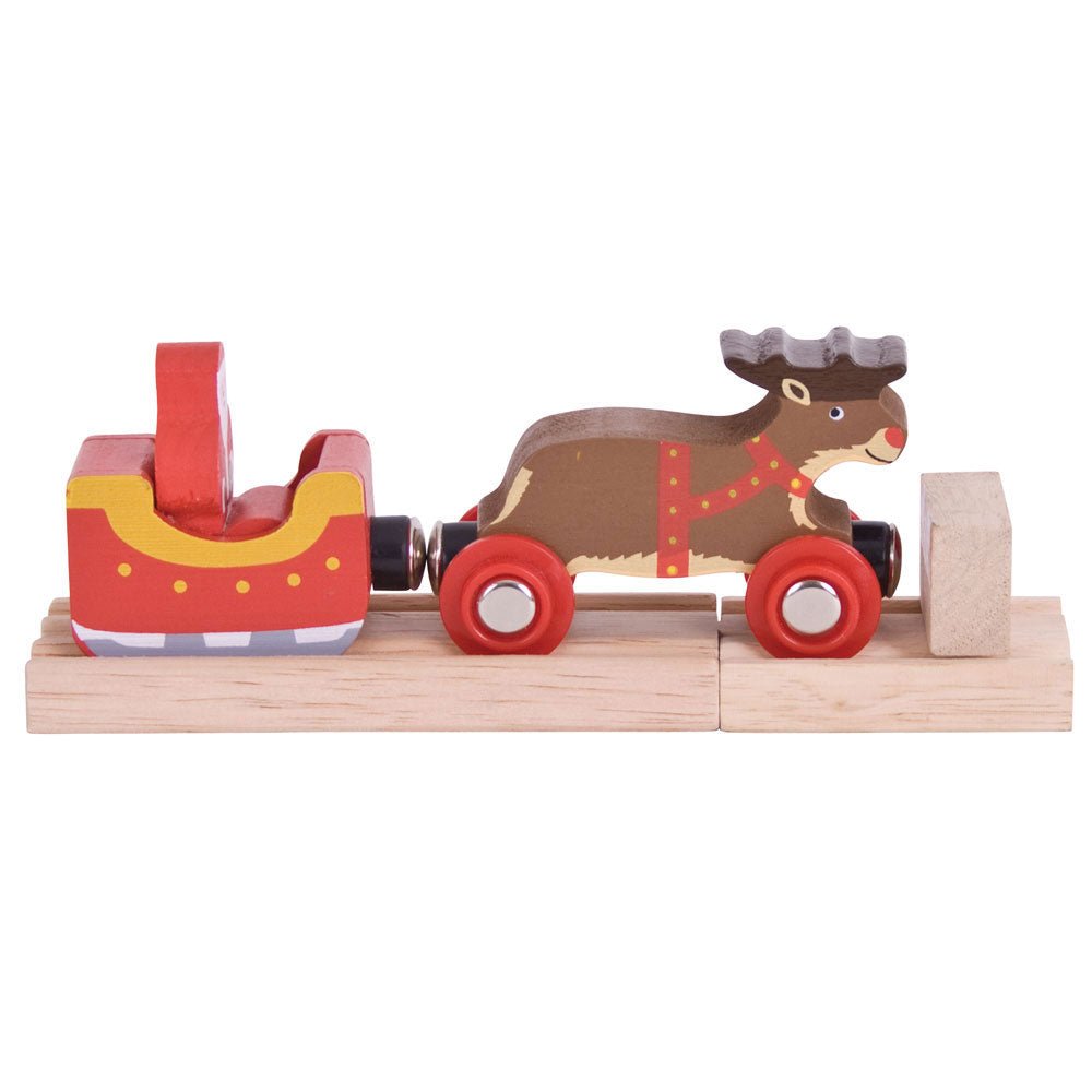 Santa Sleigh with Reindeer - BJT468
