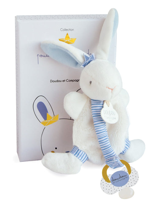 Star and Sailor Bunny Pacifier Clip - DC3511