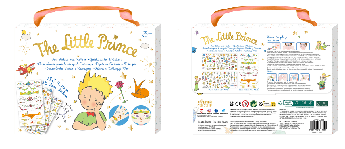 The Little Prince - Face Stickers and Tattoos