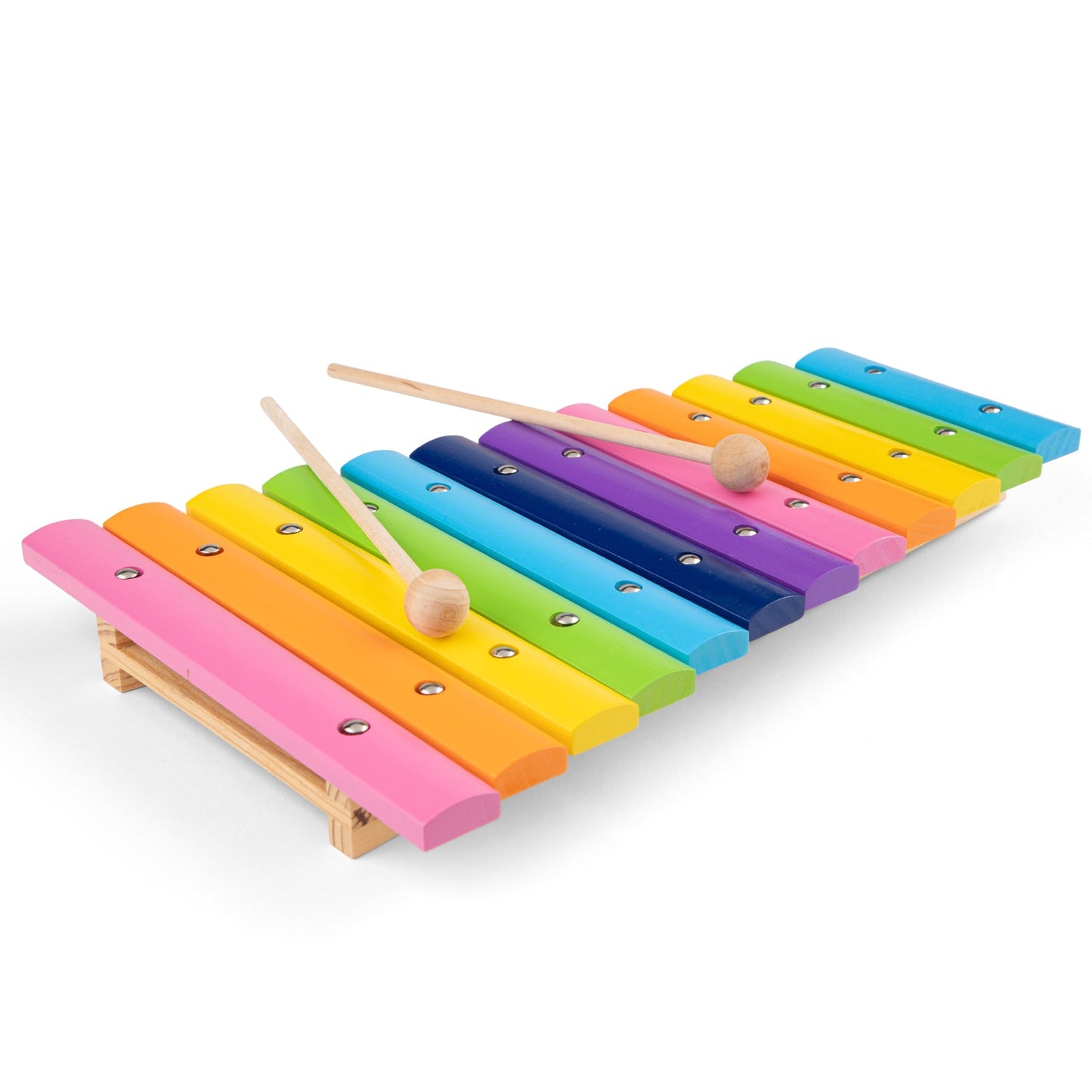 Xylophone (12 bars) wood - multicolor - 10236