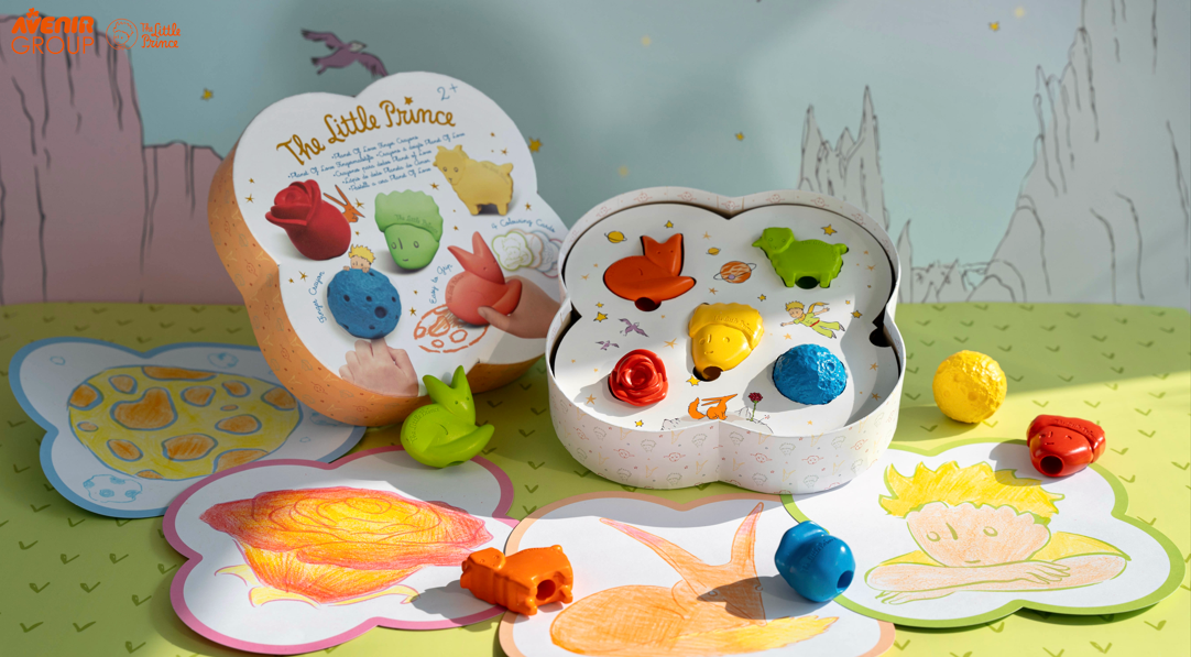 The Little Prince-Planet of Love Finger Crayons