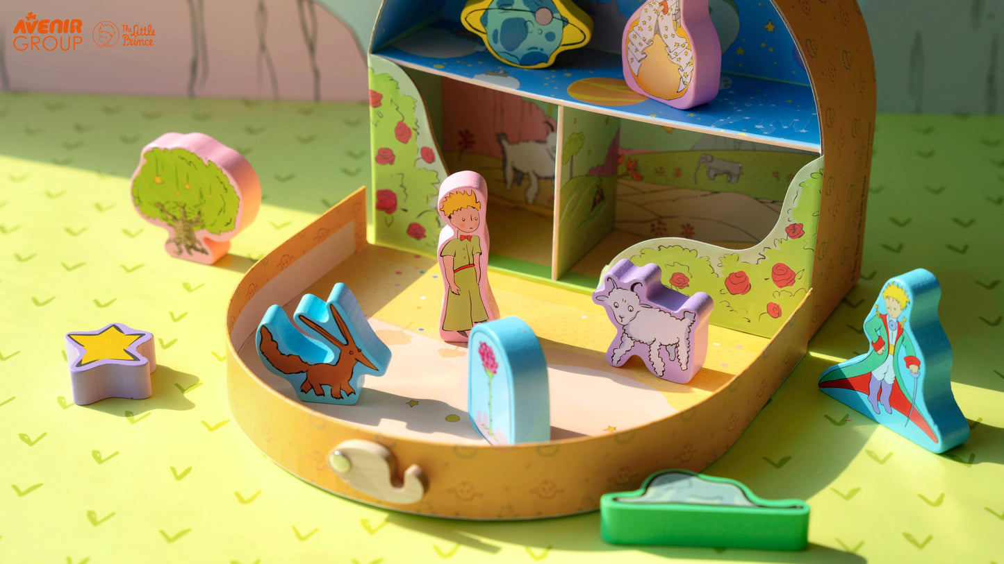 The Little Prince - Little Hands' Wooden Figures Play Box