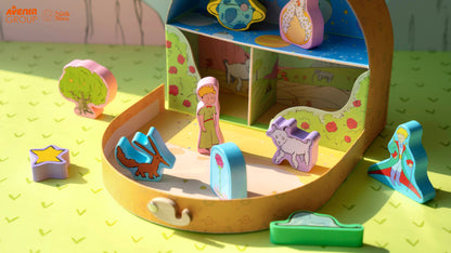 The Little Prince - Little Hands' Wooden Figures Play Box