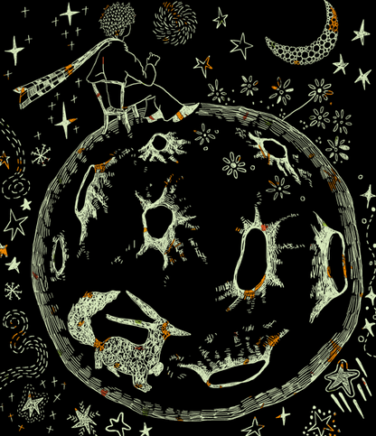 The Little Prince - Scratch Book