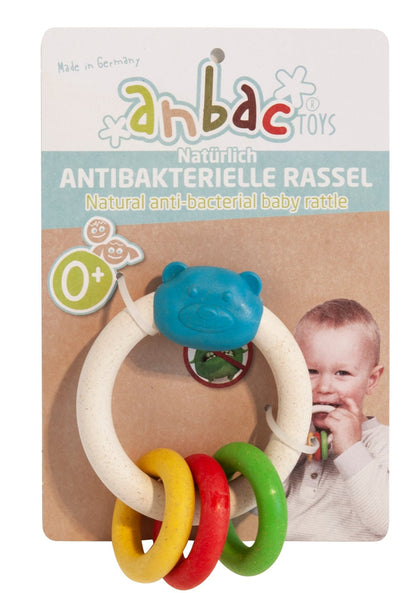 Antibacterial Animal Baby Rattles-70074-Anbac-LittleShop Toys