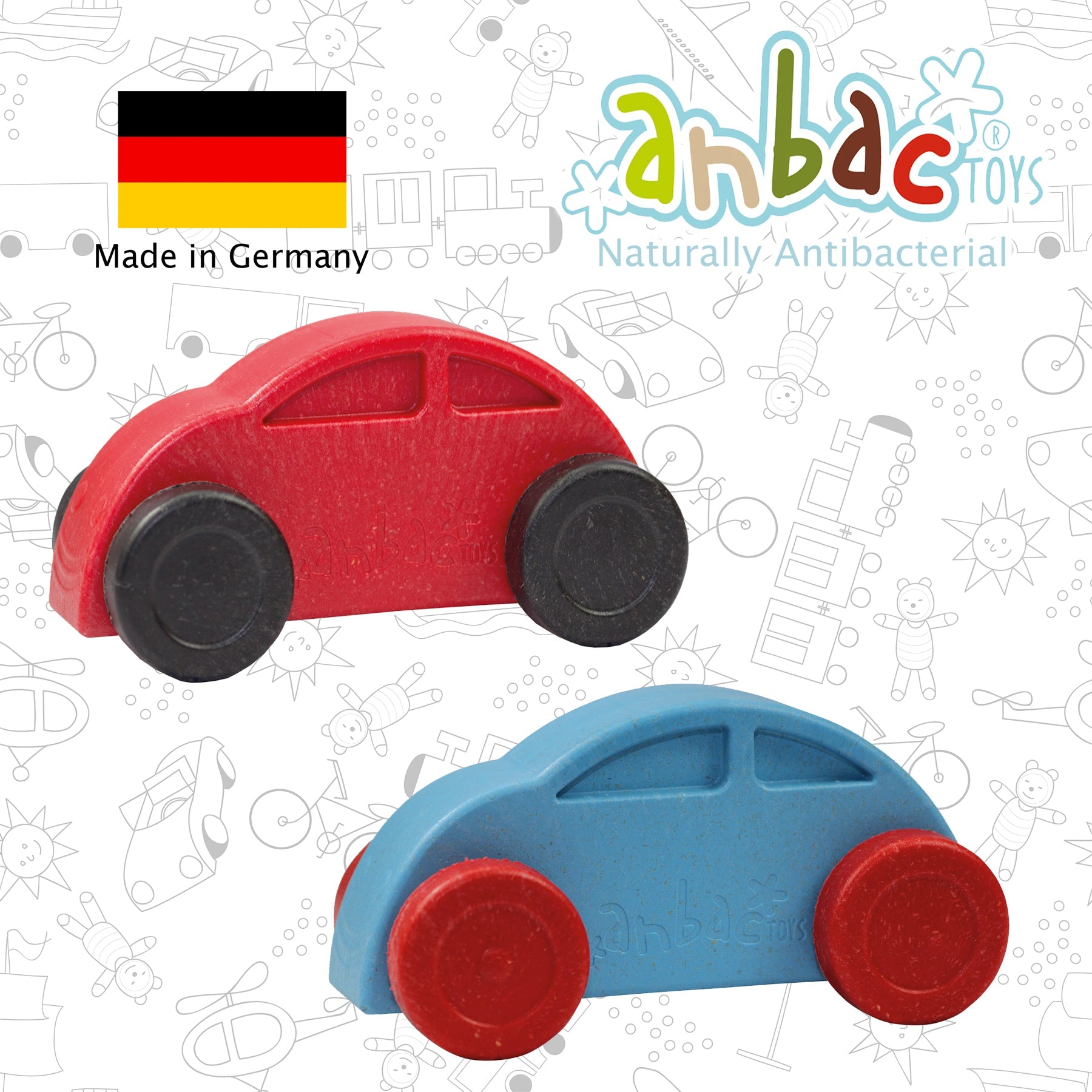 Antibacterial Toy Cars - 70008