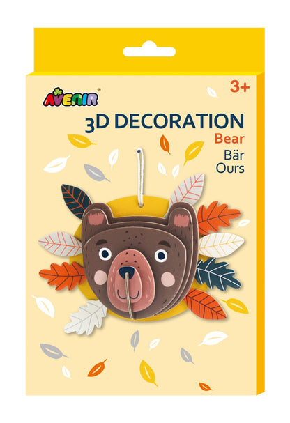 Avenir - 3D Decoration - Bear - PZ205061 - Avenir - LittleShop Toys