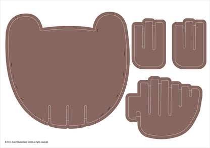 Avenir - 3D Decoration - Bear - PZ205061 - Avenir - LittleShop Toys