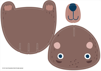 Avenir - 3D Decoration - Bear - PZ205061 - Avenir - LittleShop Toys