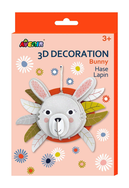 Avenir - 3D Decoration - Bunny - PZ205062 - Avenir - LittleShop Toys