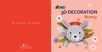 Avenir - 3D Decoration - Bunny - PZ205062 - Avenir - LittleShop Toys