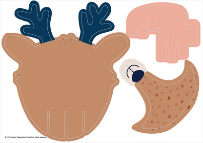 Avenir - 3D Decoration - Deer - PZ205066 - Avenir - LittleShop Toys