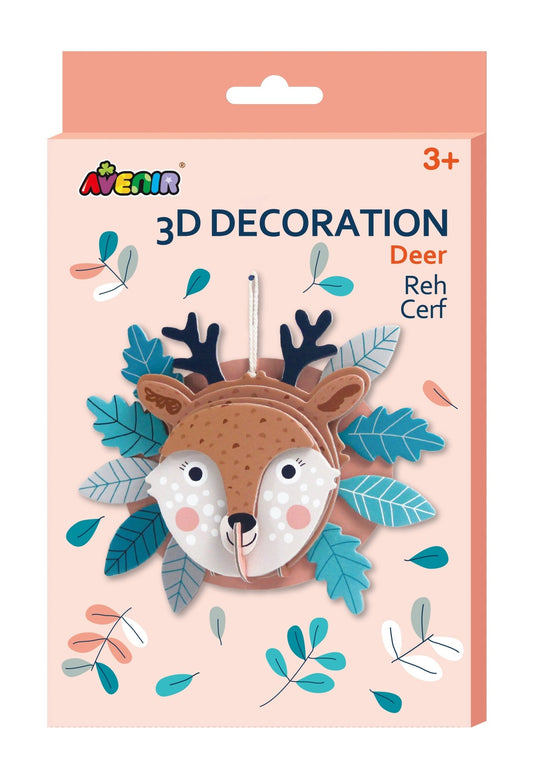 Avenir - 3D Decoration - Deer - PZ205066 - Avenir - LittleShop Toys