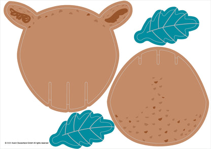 Avenir - 3D Decoration - Deer - PZ205066 - Avenir - LittleShop Toys