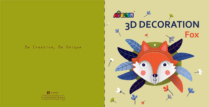 Avenir - 3D Decoration - Fox - PZ205064 - Avenir - LittleShop Toys
