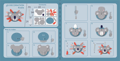 Avenir - 3D Decoration - Koala - PZ205065 - Avenir - LittleShop Toys