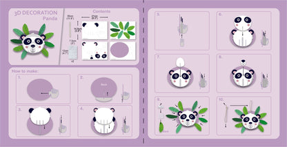 Avenir - 3D Decoration - Panda - PZ205063 - Avenir - LittleShop Toys