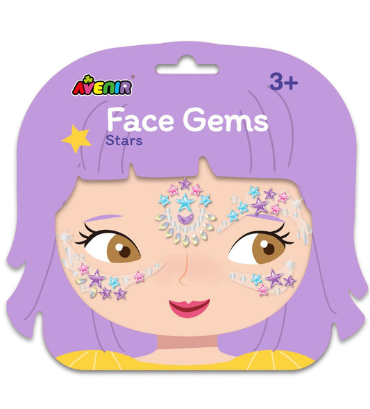 Avenir - Face gems - Stars - TS228226 - Avenir - LittleShop Toys