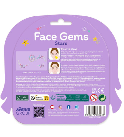 Avenir - Face gems - Stars - TS228226 - Avenir - LittleShop Toys