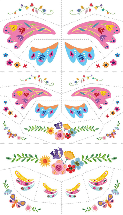 Avenir - Face Sticker and Tattoos Fantasy Garden World - NA248212 - Avenir - LittleShop Toys