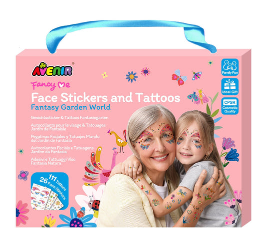 Avenir - Face Sticker and Tattoos Fantasy Garden World - NA248212 - Avenir - LittleShop Toys