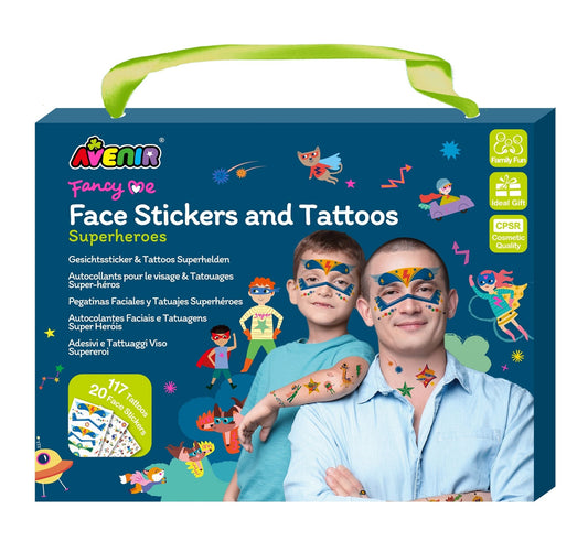 Avenir - Face Sticker and Tattoos Superheros - NA248211 - Avenir - LittleShop Toys