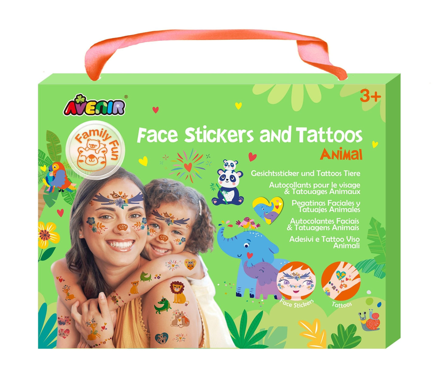 Avenir - Face Stickers and Tattoos Animal - NA238209 - Avenir - LittleShop Toys
