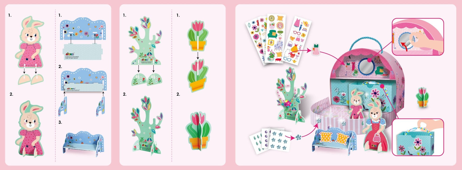 Avenir - Little Hands' Play Box Miss Bunny's Home - CH231916 - Avenir - LittleShop Toys