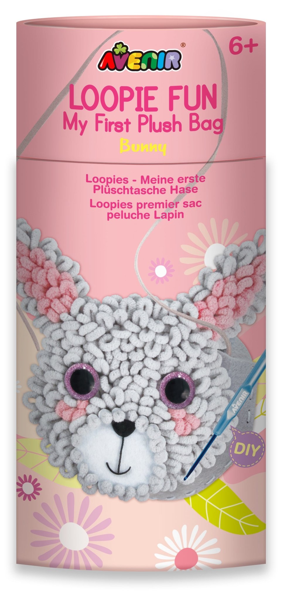 Avenir - Loopie Fun My First Plush Bag - Bunny - CH201750 - Avenir - LittleShop Toys