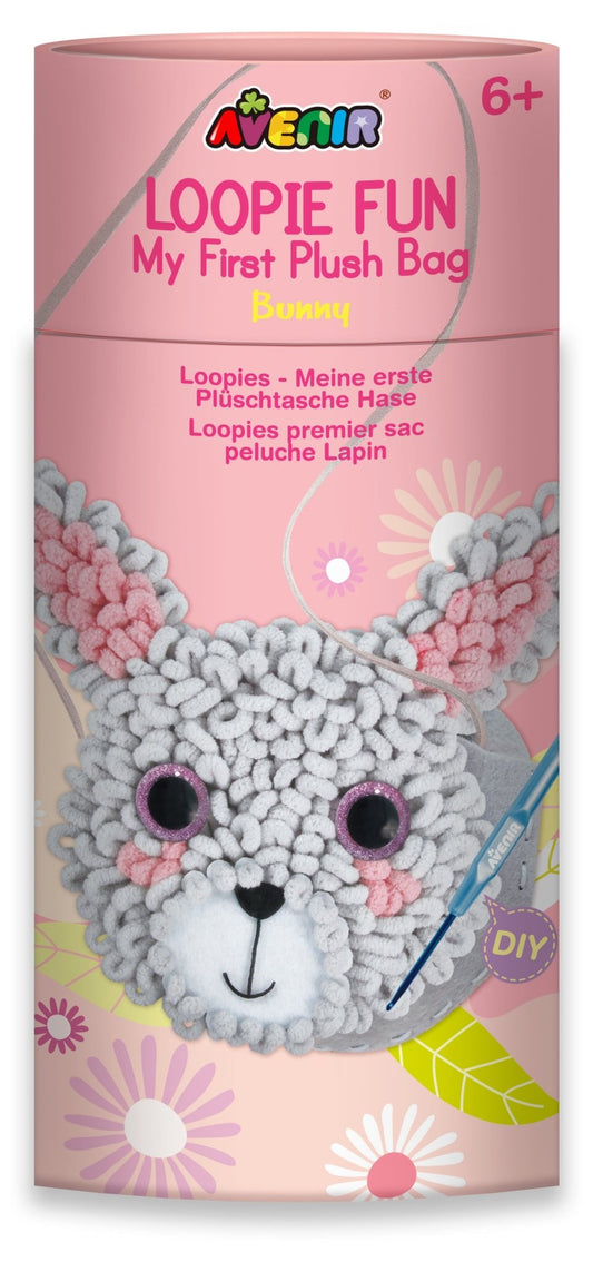 Avenir - Loopie Fun My First Plush Bag - Bunny - CH201750 - Avenir - LittleShop Toys