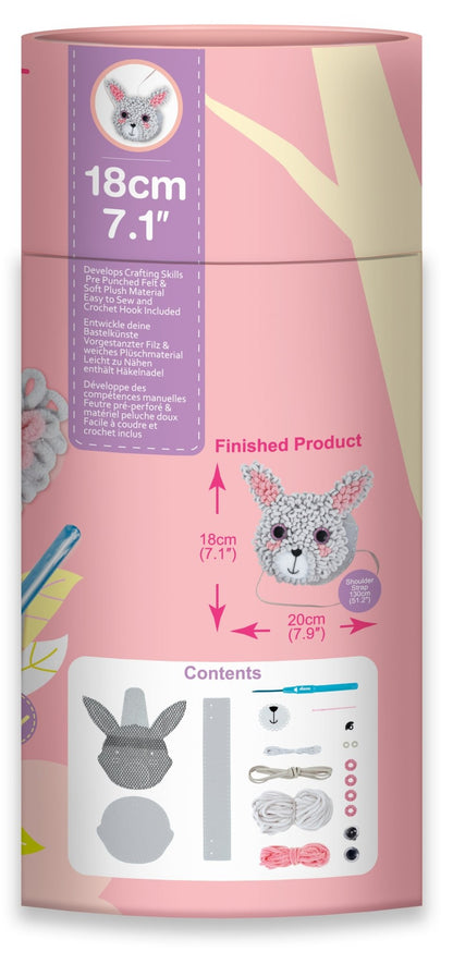 Avenir - Loopie Fun My First Plush Bag - Bunny - CH201750 - Avenir - LittleShop Toys