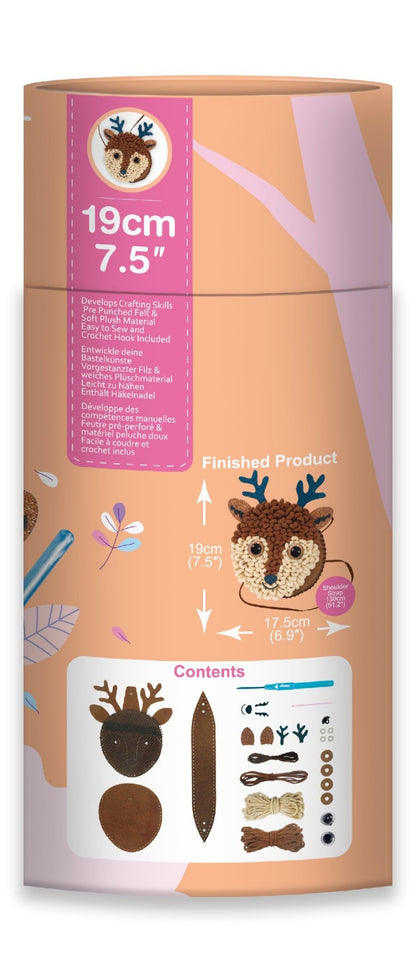 Avenir - Loopie Fun My First Plush Bag - Deer - CH211754 - Avenir - LittleShop Toys