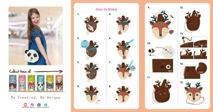 Avenir - Loopie Fun My First Plush Bag - Deer - CH211754 - Avenir - LittleShop Toys