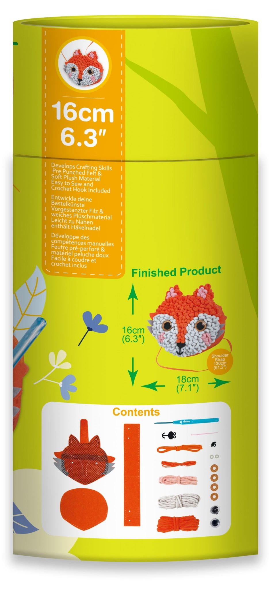 Avenir - Loopie Fun My First Plush Bag - Fox - CH201751 - Avenir - LittleShop Toys