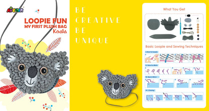 Avenir - Loopie Fun My First Plush Bag - Koala - CH211753 - Avenir - LittleShop Toys