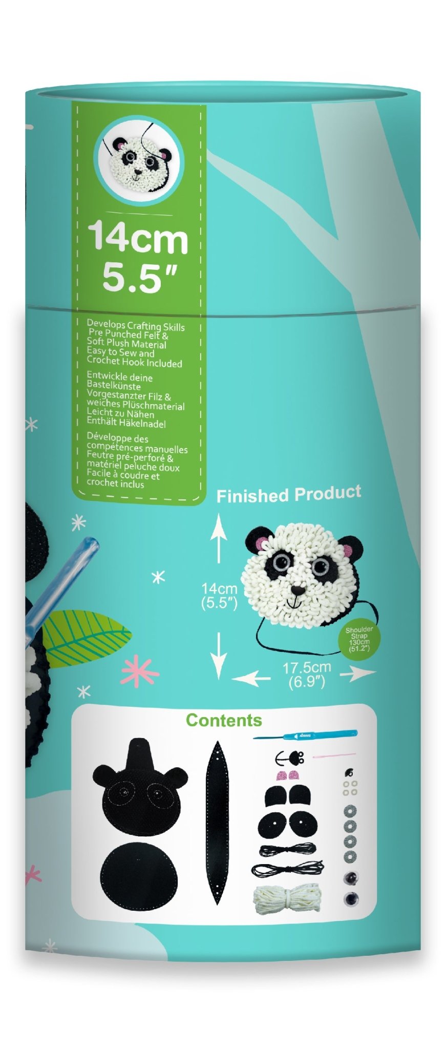 Avenir - Loopie Fun My First Plush Bag - Panda - CH211752 - Avenir - LittleShop Toys