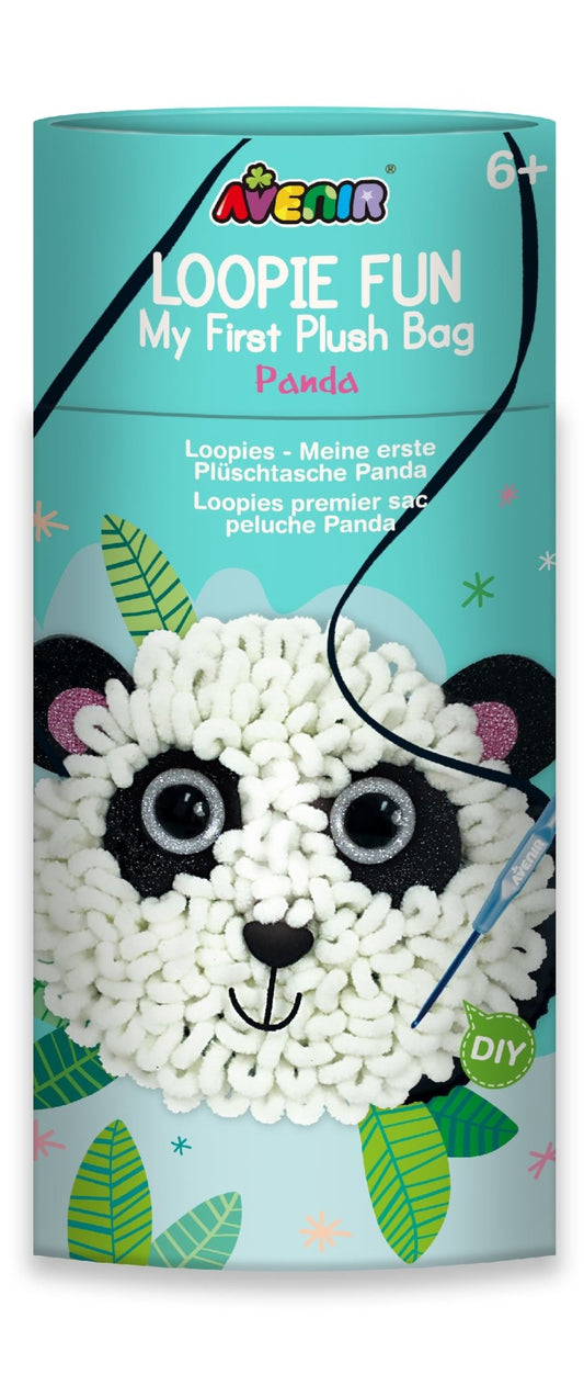 Avenir - Loopie Fun My First Plush Bag - Panda - CH211752 - Avenir - LittleShop Toys