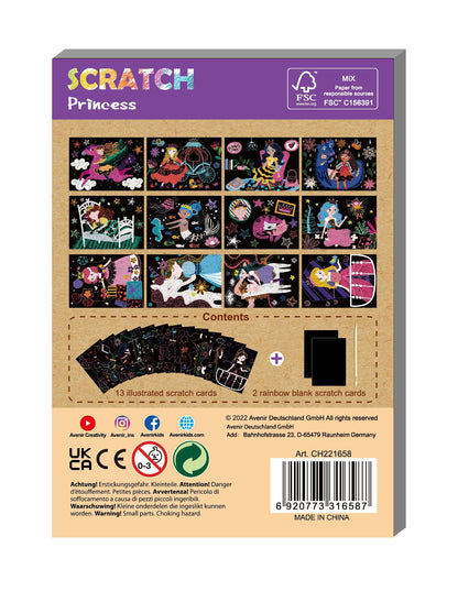 Avenir - Mini Scratch Book - Princess - CH221658 - Avenir - LittleShop Toys