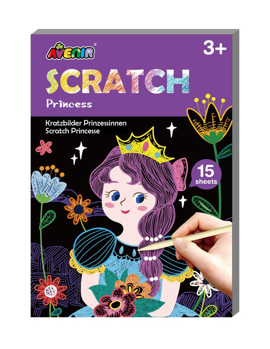 Avenir - Mini Scratch Book - Princess - CH221658 - Avenir - LittleShop Toys