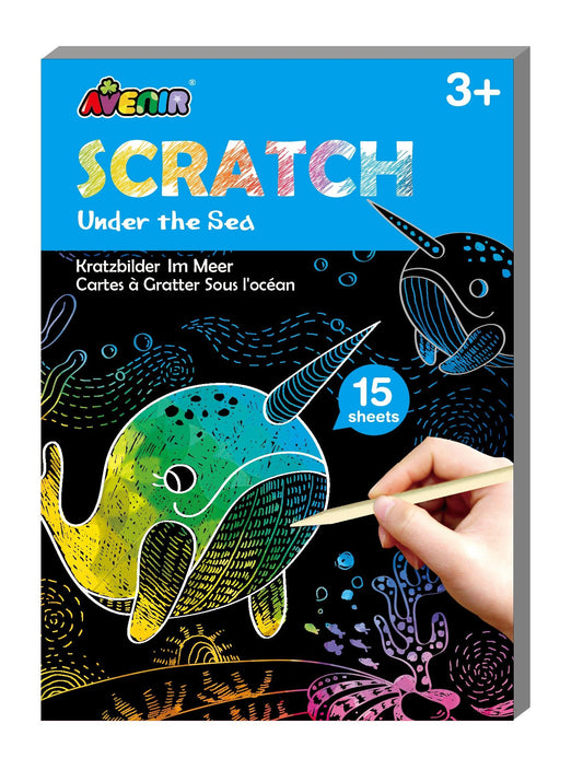 Avenir - Mini Scratch Book - Under the Sea - CH211656 - Avenir - LittleShop Toys