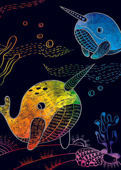 Avenir - Mini Scratch Book - Under the Sea - CH211656 - Avenir - LittleShop Toys