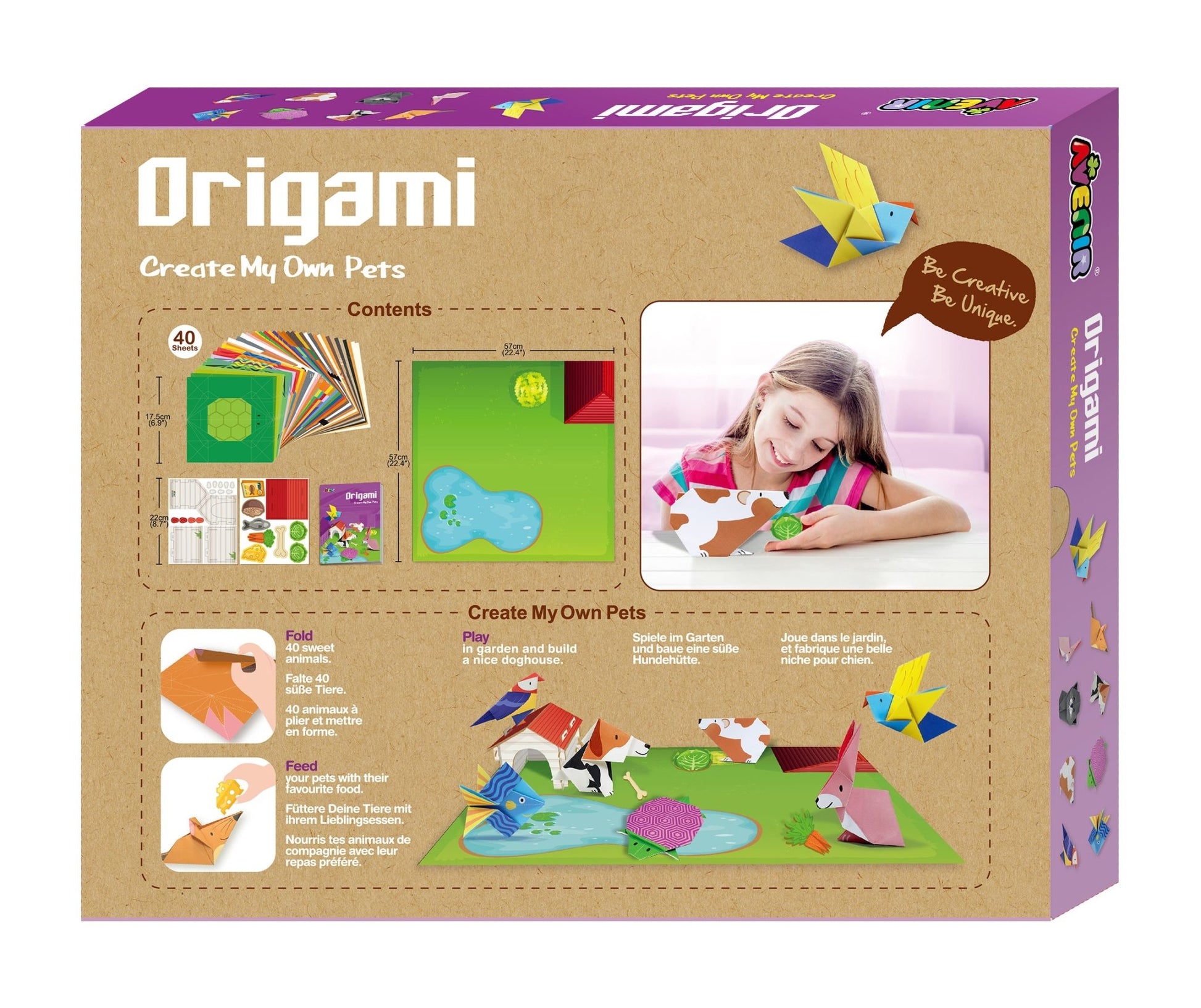 Avenir - Origami Create My Own Pets (Lvl1) - CH211786 - Avenir - LittleShop Toys