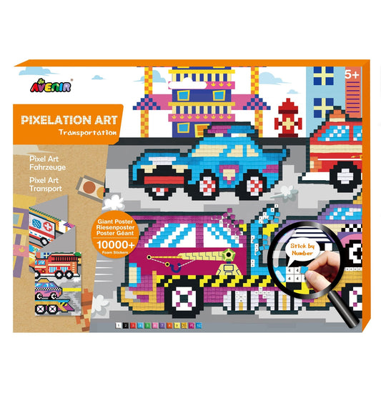 Avenir - Pixelation Art - Transportation - CH191596 - Avenir - LittleShop Toys