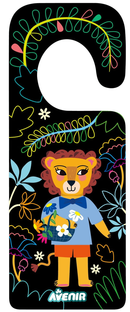 Avenir - Scratch Animal Door Hangers - CH231909 - Avenir - LittleShop Toys