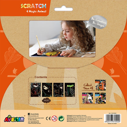 Avenir - Scratch Art - Magic Animal - CH221568 - Avenir - LittleShop Toys