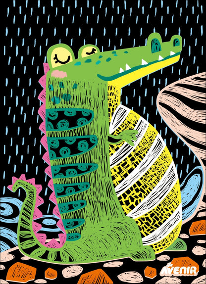 Avenir - Scratch Art - Magic Animal - CH221568 - Avenir - LittleShop Toys